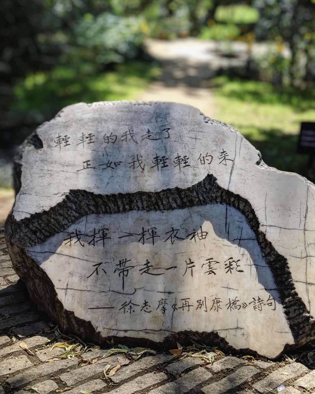 Poem by Xu Zhimo at Cambridge